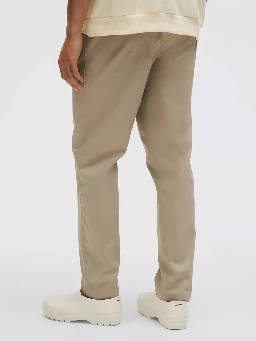 lululemon Cotton Twill Pintuck Pull-On Pant Regular in Sheer Oak Size L